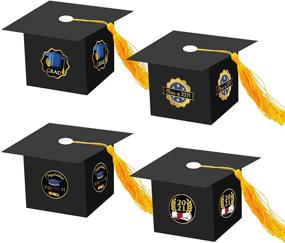img 4 attached to Graduation Decorations PERFQU Congrats Box Grad
