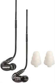 img 1 attached to 🎧 Shure SE215 Sound-Isolating in-Ear Stereo Earphones, Black + EATFL1-6 Triple Flange Sleeves, Pack of 3 Pairs