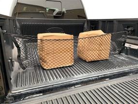 img 2 attached to 🚚 Premium Envelope Style Trunk Mesh Cargo Net for Ford F150 2015-2021 - Ultimate Car Accessories for Enhanced Storage - Pickup Truck Cargo Bed - Top Carrier Organizer for Ford F-150