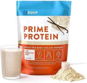 img 4 attached to Vanilla Collagen Protein Powder: Low Carb Keto Supplement for Beef Paleo Diet. 🍖 Essential for Ancient Caveman & Carnivore Nutrition. Ideal Gelatin Muscle Protein Drink from Premium Source.