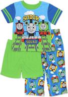 👦 adorable thomas & friends toddler boys 3-piece shorts pajamas set - comfortable and stylish sleepwear logo