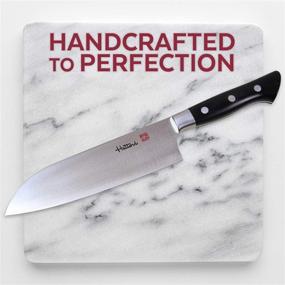 img 3 attached to Hattori Japanese Professional Santoku Ergonomic