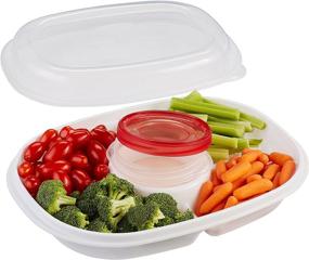 img 1 attached to Rubbermaid Party Platter Clear 1910335