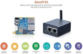 img 3 attached to 🔌 Youyeetoo NanoPi R1 1 ГБ RAM и 8 ГБ EMMC двухпортовый IoT-роутер: поддержка Open Source Ubuntu и OpenWrt