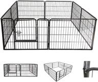 🐶 panel dog playpen with qrda technology logo