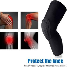 img 1 attached to 🛡️ AceList Crash-Proof Knee/Elbow/Shin Pads: Brace Compression Protector Gear for Volleyball, Basketball, Football & All Contact Sports