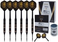 🎯 cuesoul jazz-metal 19g soft tip black coated brass dart set with ak5 integrated flights: premium precision darts for enhanced accuracy логотип