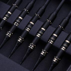 img 3 attached to 🎯 CUESOUL Jazz-Metal 19g Soft Tip Black Coated Brass Dart Set with AK5 Integrated Flights: Premium Precision Darts for Enhanced Accuracy