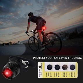 img 1 attached to 🚴 Versatile Waterproof Rechargeable Bike Light Set for All Bikes - Front and Back 800 Lumen Cycling Headlight - Ideal for Road, Street, and Mountain Biking