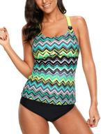 👙 sebowel striped printed tankini bathing suit: stylish women's swimwear & cover ups logo