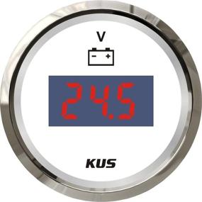 img 1 attached to KUS DN52Mm Digital Voltmeter Voltage Interior Accessories