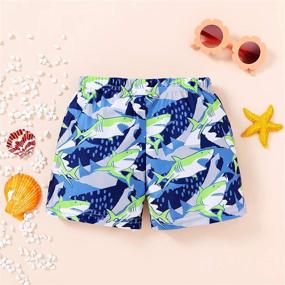 img 3 attached to 🐢 Boys' Swimwear - YOUNGER STAR Toddler Animals Turtles Clothing
