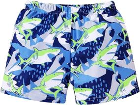 img 4 attached to 🐢 Boys' Swimwear - YOUNGER STAR Toddler Animals Turtles Clothing