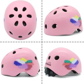 img 3 attached to 🧒 Lightweight Kids Bike Helmet, Adjustable Children Bicycle Helmet for Ages 5-12 - 54-58cm