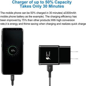 img 3 attached to Adaptive Charger Braided Charging Compatible