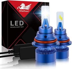 img 4 attached to 🚗 Enhance Your Drive with Win Power 9007 LED Headlight Bulb, 42W 6000K CSP Chips Conversion Kit