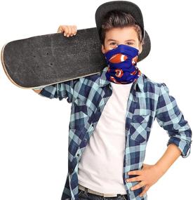 img 2 attached to Adjustable Baseball Bandanas for Boys - Protective Accessories with Cover