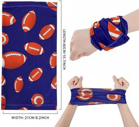 img 1 attached to Adjustable Baseball Bandanas for Boys - Protective Accessories with Cover