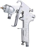 🎨 silver ouya 1.5mm pressure feed paint sprayer with spray gun nozzle size logo