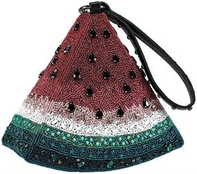 img 4 attached to 🍉 Mary Frances 'One In A Melon' Multi Wristlet Handbag