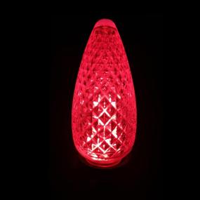 img 2 attached to UL Listed IP65 Dimmable Pack Of 25 Red C9 LED Christmas Lights Replacement Bulbs E17