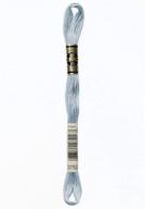 🧵 stranded cotton six strand embroidery floss thread (dmc 117-3752) - light antique blue (8.7-yard) logo