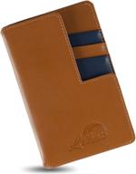 lethnic thin rfid wallet - 🔒 uniquely mixed genuine leather for men and women logo