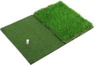 🏌️ skylife golf hitting mat - tri-turf/dual-turf 16'' x 25'' for backyard, home, garage, outdoor practice with tees - driving, chipping, putting training aids logo