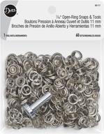 dritz sides nickel snaps fasteners: secure and stylish attachment solution for clothing and accessories logo