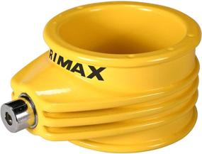 img 2 attached to Highly Durable Trimax TFW55 5th Wheel Trailer Lock in Vibrant Yellow