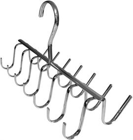 img 1 attached to 👗 Evelots Metal Closet Hanger Rack for Belts, Scarves, Ties, and Necklaces - 14 Hooks (Set of 2)