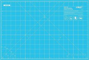 img 3 attached to 🔹 OLFA Aqua 12x18 Double Sided Rotary Mat: Ultimate Cutting and Crafting Solution