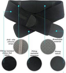 img 1 attached to 🏋️ Sciatic, Pelvic & Lower Back Pain Relief Sacroiliac Belt for Women and Men - New Fashion Compression Hip Support Belt