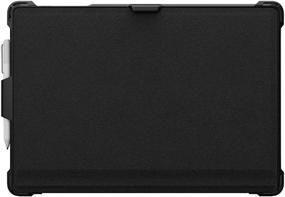 img 2 attached to 📱 Black MAX Extreme Shell – Military Drop Tested Rugged Protective Case for Microsoft Surface Pro 5 2017 / Surface Pro 4 2015 – Includes Protective Stand and Stylus Pen Holder