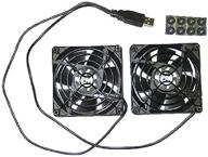 💨 coolerguys dual 80mm usb cooling fans: beat the heat with double the cooling power! логотип