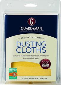 img 4 attached to 🧹 Enhanced Dusting Efficiency with Guardsman Wood Furniture Dusting Cloths - 5 Pre-Treated Cloths, Outstanding 2x Dust Capture, Specially Treated, Spray/Odor-Free - 462700
