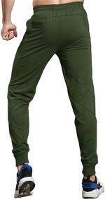 img 3 attached to TBMPOY Athletic Running Jogger Pockets Men's Clothing for Active