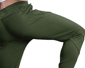 img 2 attached to TBMPOY Athletic Running Jogger Pockets Men's Clothing for Active