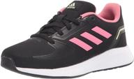 👟 adidas kids runfalcon athletic shoes for girls - black running shoes logo