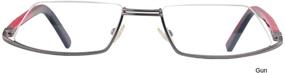 img 2 attached to 👓 Durable Spring Hinge French Design Readers: ProEyes Attitude 1, 2-Pack Half-Eye Readers with Pouch for Women and Men