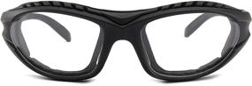 img 3 attached to 👁️ Tear-Free Onion Glasses | Anti-Tear Cutting & Chopping Eye Protection for Cooking, BBQ, Kitchen | Goggles (Black)