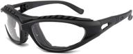 👁️ tear-free onion glasses | anti-tear cutting & chopping eye protection for cooking, bbq, kitchen | goggles (black) logo