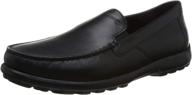 👞 geox romaryc leather loafer oxford men's shoes: comfortable and stylish footwear for men logo