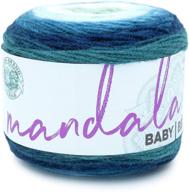 🦁 lion brand yarn mandala baby yarn, echo caves: vibrant and soft yarn for beautiful baby projects logo