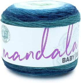 img 3 attached to 🦁 Lion Brand Yarn Mandala Baby yarn, Echo Caves: Vibrant and Soft Yarn for Beautiful Baby Projects