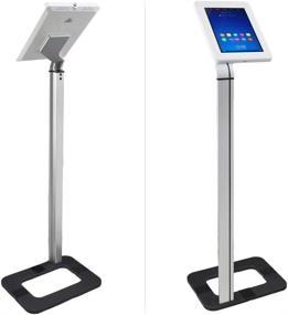 img 3 attached to Secure Your Tablet with the Pyle PSPADLK38: Anti-Theft Floorstanding Tablet Security Stand Kiosk with Lock, Adjustable Clamp Arm, and Internal Cable Routing for iPad 2, 3, 4, Samsung, and Android Tablets
