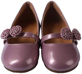 img 1 attached to ContiKids Classic Ballerina Shoes for Girls - Toddler to Little Kids' Flats