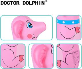 img 2 attached to 🐬 Inflatable Punching Tumbler - Doctor Dolphin