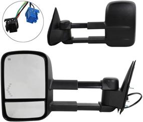 img 4 attached to Mirrors 2003 2006 Chevrolet Silverado Telescoping