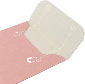 img 1 attached to 📚 11-12" Laptop Sleeve - MacBook Air 11 / MacBook 12 Compatible, Synthetic Leather, Pink